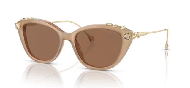Swarovski Sunglasses Woman 6010 53 20020K Beige Opal/Bronze