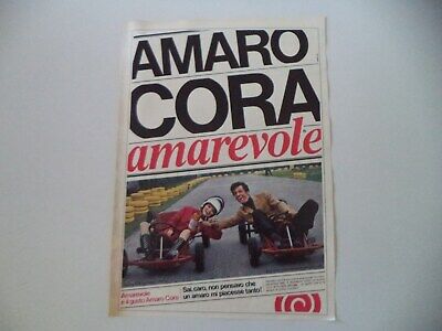 advertising Pubblicità 1968 AMARO CORA e GIULIO BOSETTI/GAIA GERMANI 