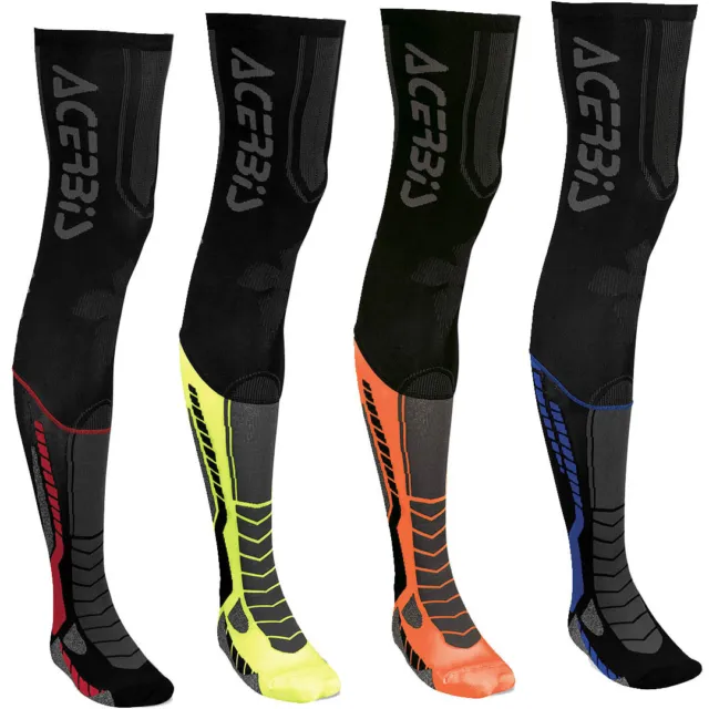 New Acerbis X Leg Pro Knee Brace Socks Adult Motocross Mx Enduro Undersleeves