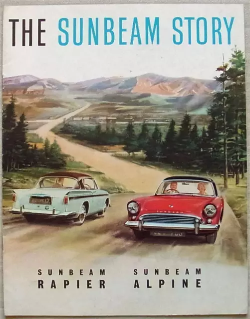 SUNBEAM ALPINE & RAPIER Car Sales Brochure 1961 #779/H