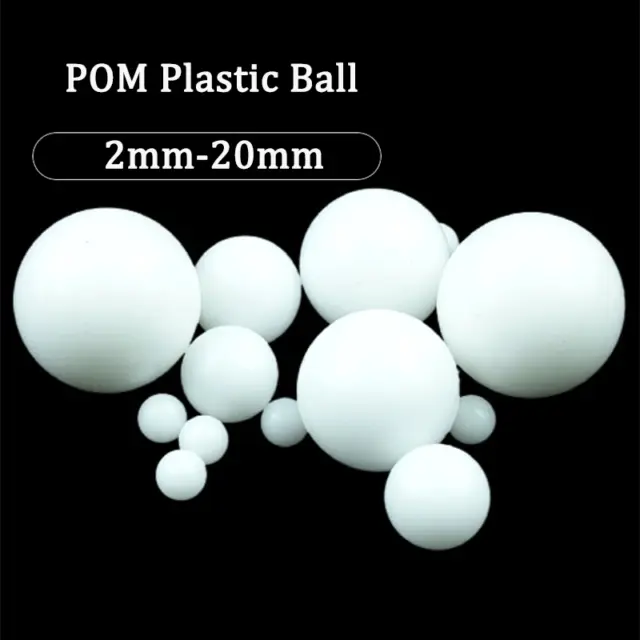 POM Plastic Balls Dia: 2mm-20mm Solid Round Ball Polyoxymethylen Balls White