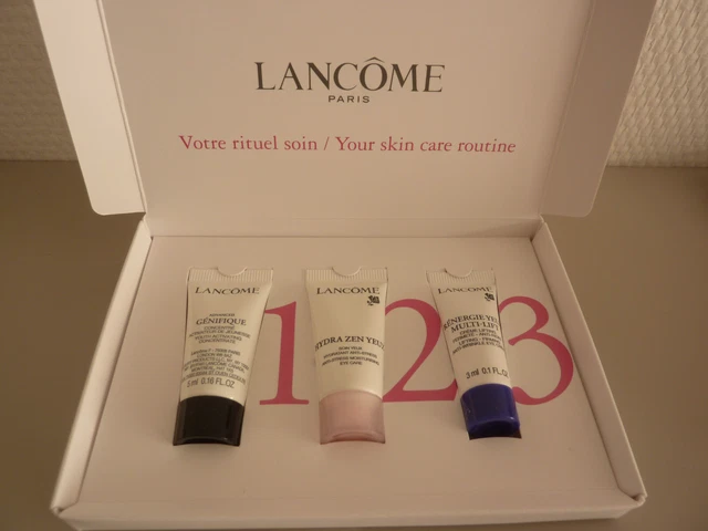 LANCÔME - 3er Set - GENIFIQUE 5ml - HYDRA ZEN YEUX 5ml- RENERGIE YEUX 3ml - NEU