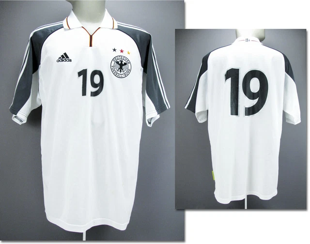 Maillot De Joueur Allemagne DFB – Porté Match Vs USA – 27 Mars 2002