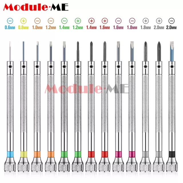 13x Set Mini Cacciavite Precisione Kit Riparazione Strumento Telefono Occhiali Orologio Gioiellieri