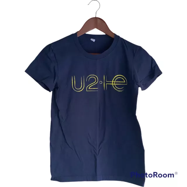 U2 Innocence Experience Tour 2015 T-Shirt Juniors S Blue Music Band Graphic Tee