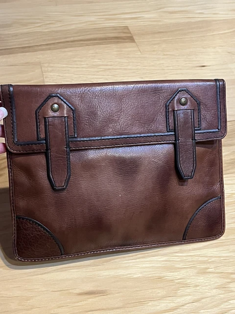 Fossil Reissue Revival Whiskey Leather Slim Clutch Bag Wallet Purse Unisex Tech Fossil Reissue Revival Whiskey Leather Slim Clutch Bag Wallet Purse Unisex Tech