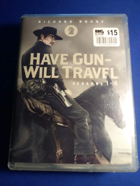 Have Gun Will Travel Seasons 1-4 (DVD Set) w/R.Boone.….......BRAND NEW & SEALED! Have Gun Will Travel Seasons 1-4 (DVD Set) w/R.Boone.….......BRAND NEW & SEALED!