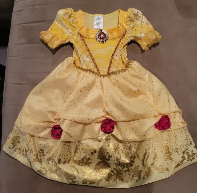 DISNEY STORE PRINCESS Belle Beauty & Beast Dress Costume $19.99 - PicClick