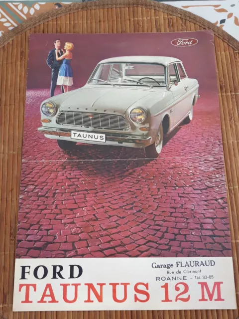 Brochure Automobile Catalogue Publicitaire Ford Taunus 12 M