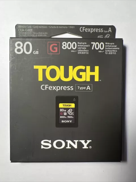 Tarjeta de memoria Nueva Sony Cámara CEA-G80T 80 GB CFexpress Velocidad Rápida