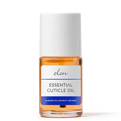 Aceite esencial de cutícula Elon para uñas con extracto de aceite de almendras - aceite de jojoba y Vita...