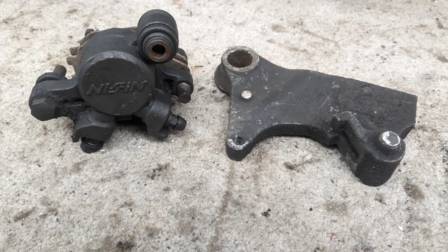 2004 Honda CBF600 Rear Brake Caliper & Hanger / Bracket