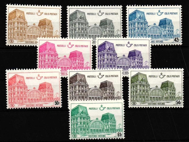 Belgien TR407- TR415 postfrisch Eisenbahnpaketmarken aus 1971 #HQ001