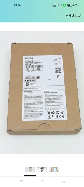 NEW IN BOX SIEMENS SAFETY MODULE 3RK3111-1AA10