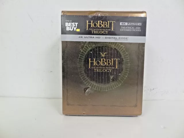 The Hobbit Trilogy 4K Digital Steelbook Box Set NEW IMPERFECTIONS SEE DETAILS