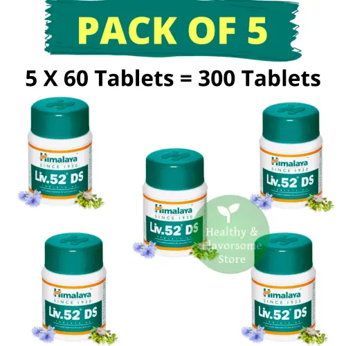 Liv 52 DS Pack de 5 Bouteilles EXP 2026 Livraison gratuite