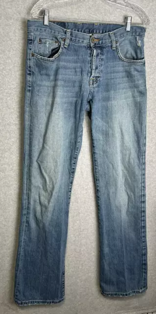 LUCKY BRAND DUNGAREES Mens Jeans Slim Bootleg Long Length Size 33 $22. ...