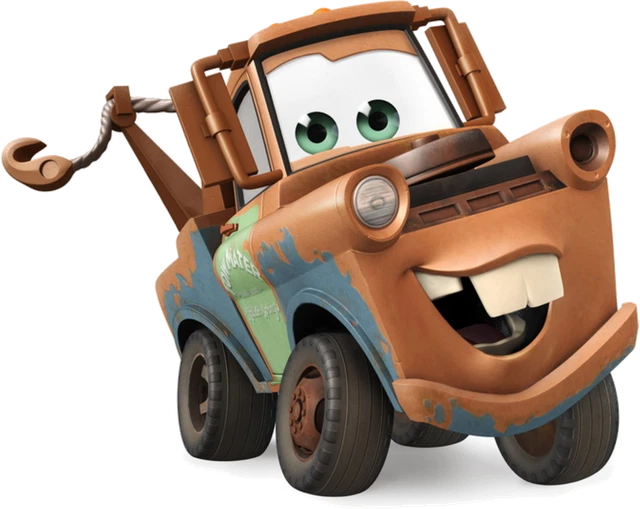 DISNEY CARS MATER Mcqueen 3d View Wall Sticker Removable Children