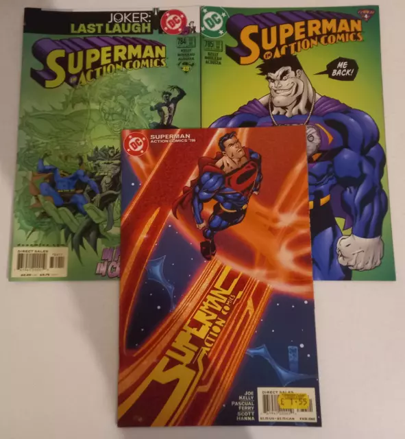 DC Comics - Superman in Action Comics - #784/785/786 - Bizarro, 2001/2002