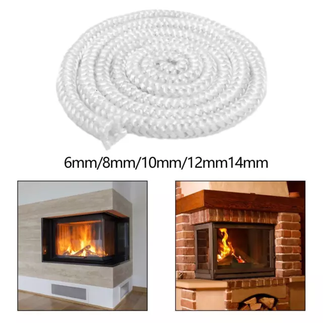 Wood Stove Door Seal Gasket High Temperature Gasket Cord Fireplace Seal Rope