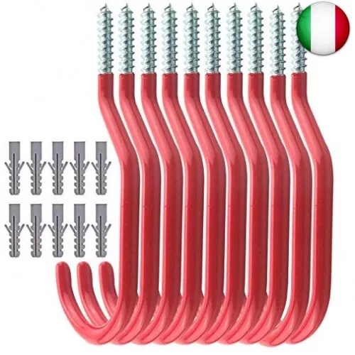 TooTaci 10pz Ganci per Bici Ganci di stoccaggio Biciclette Pesanti Set,Gancio