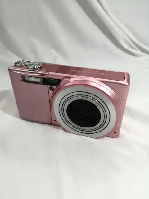 RICOH CX6 Pink Digital Camera 10MP 1/2.3" CMOS Screen Size 3 F3.5 - F5.6