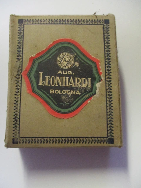 Scuola Gessetti Colorati Aug. Leonhardi Bologna Scatola Di Dodici
