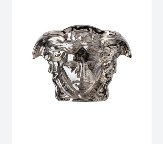 VERSACE Silver Men's  Bar Medusa  Cufflinks NEW