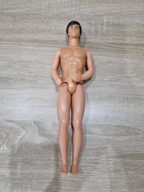 VINTAGE KEN DOLL By Mattel 1968 Barbie Molded Brown Hair Blue Eyes