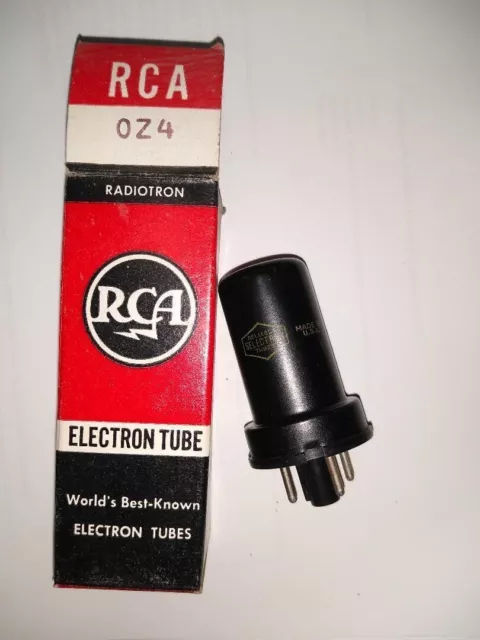 RCA GE OZ4 ELECTRONIC TUBE (NOS) Solid state radio chevy 1930s 1940s 1950s