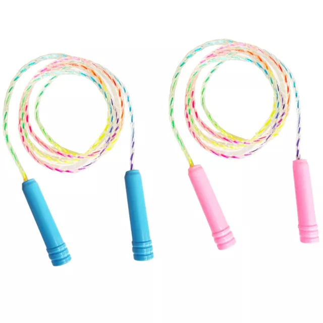 7ft Skipping Jumping Rope Jump Kids Exercise Outdoor Games Boys Girls Fun Toy UK