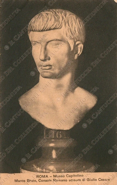 Marco Bruto Console Romano uccisore di Giulio Cesare Roma Museo Capitolino