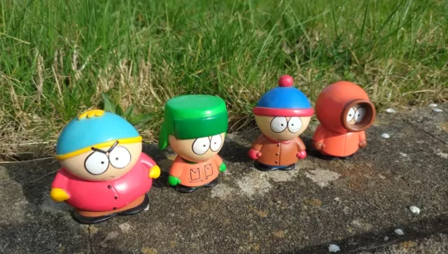 Vintage 1998 South Park Figuren Set Cartman Kyle Stan Kenny