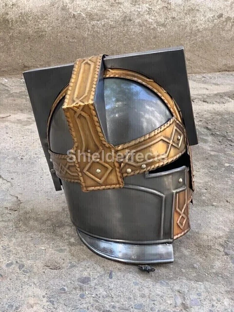 Halloween Steel Moria Dwarves Blackened Helmet/Lotr Helmet Elven Helmet HC212