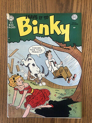LEAVE IT TO BINKY #14 May/June 1950 DC/National Golden Age Comic VF-