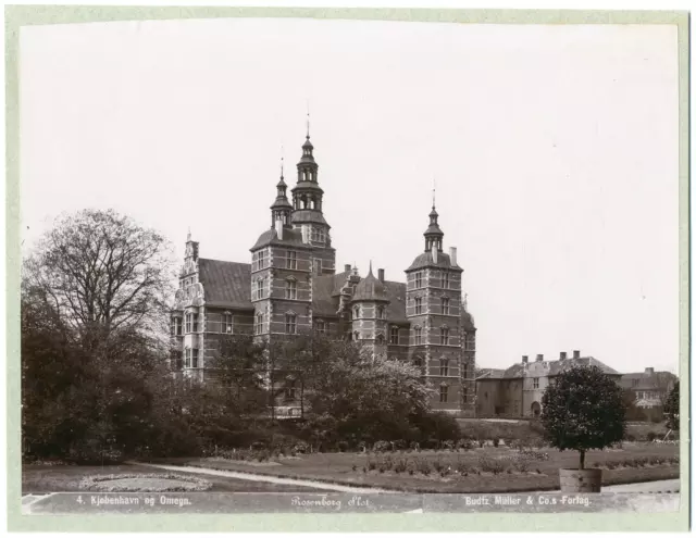 Danemark, Danmark, Copenhague, le château de Rosenborg Vintage citrate print