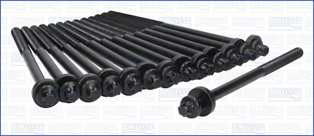Set viti testata cilindro AJUSA 81039900 M12 per BMW Serie 5 E60 Touring E61 X3 E83