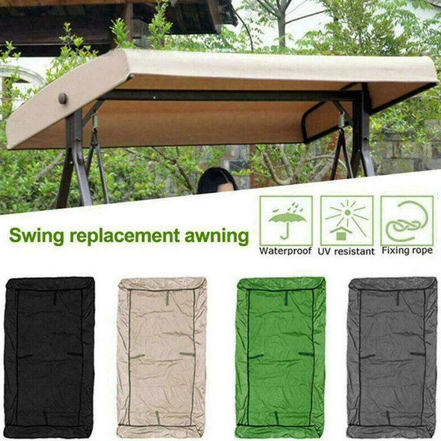REPLACEMENT CANOPY FOR Swing Seat 3 Seater Sizes Garden HOT!! Cover