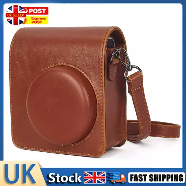 Camera Bag Portable Camera Case for Instax Mini 40 Instant Camera (Light Brown)