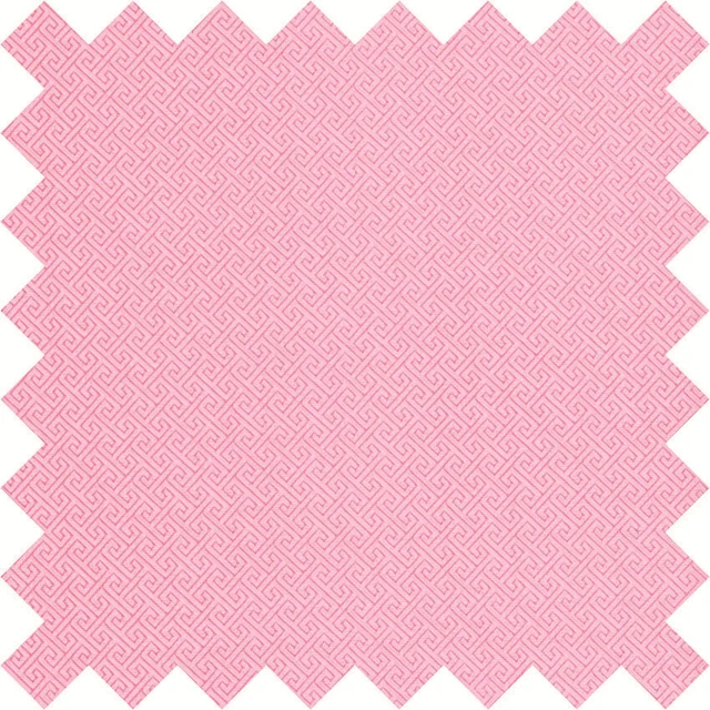 Campione campione campione con motivo geometrico chiave greca rosa bambino di DQT