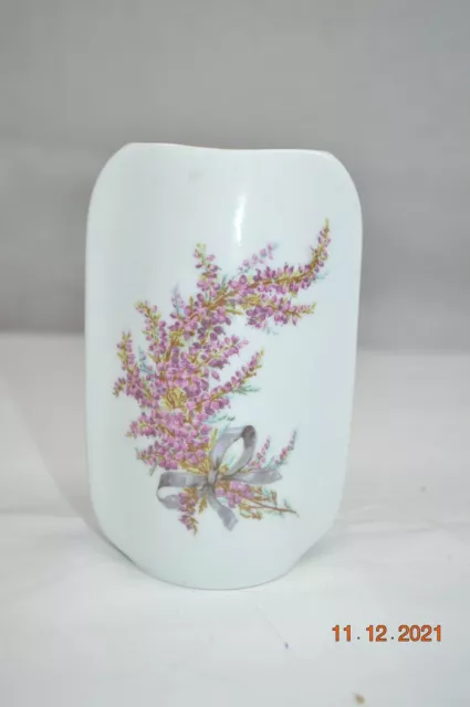 Vase von Royal Porzellan Bavaria KPM Germany Handarbeit mit Blumendekor