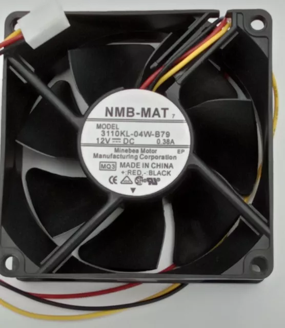 3110KL-04W-B79  NMB-MAT   FAN VENTOLA DC AXIAL 12V 0.38A 80x80x25mm 4000 RPM