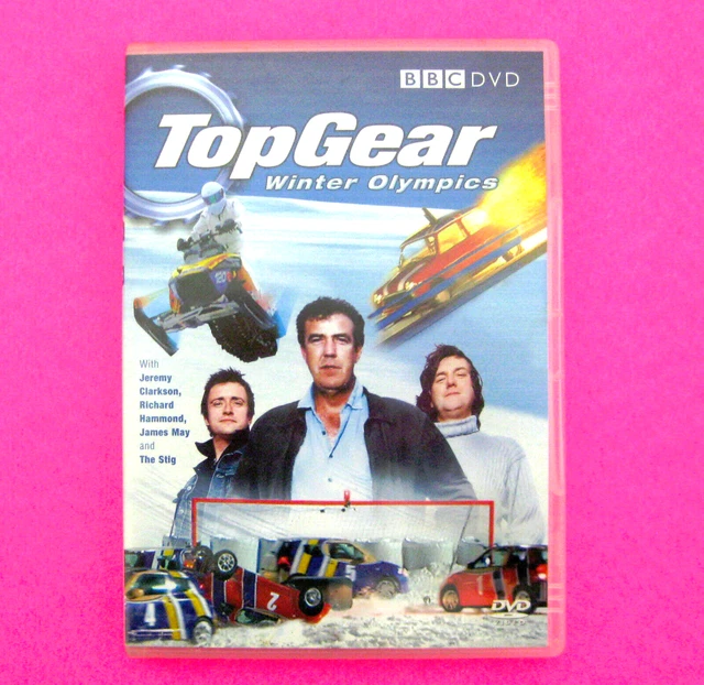 TOPGEAR Winter Olympics BBC Region 2 DVD Cars Automobile Stunts Snow Ice Driving