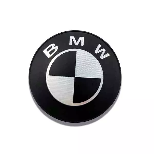 Emblema da 70mm logo fregio serbatoio in alluminio adesivo per moto BMW da 7cm 2