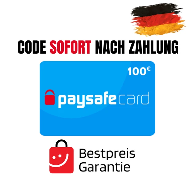 10-500 Euro Paysafecard CODE SOFORT ERHALTEN Guthaben/Gutschein
