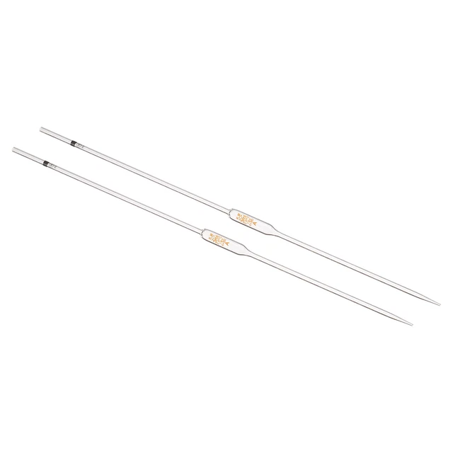 3mL High Dropper Pipettes, 2 Pack 3.3 Borosilicate Glass Pipettes, Clear