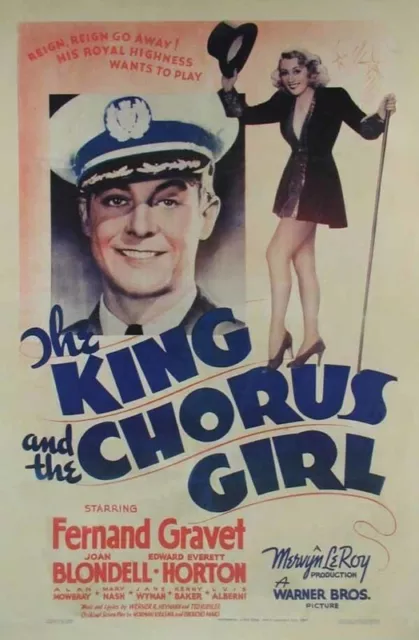 16mm Feature: KING AND THE CHORUS GIRL (JOAN BLONDELL) SCRIPT BY GROUCHO MARX