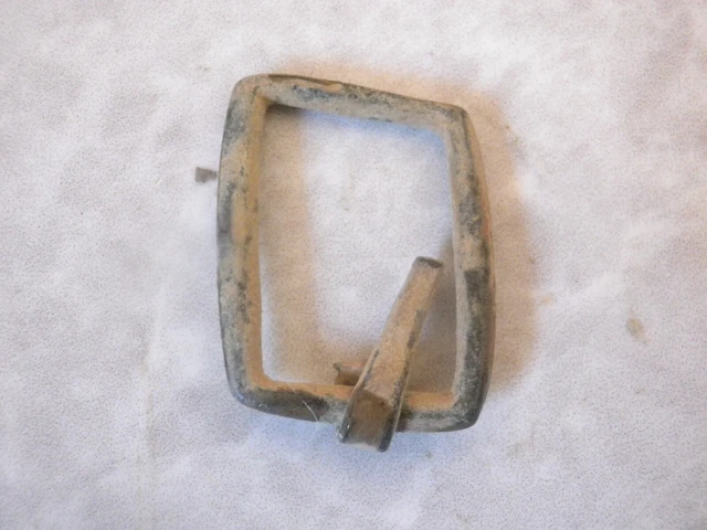 Preciosa Hebilla  Bronce Medieval, Militar ?  Ancient Bronze  Buckle Military ?