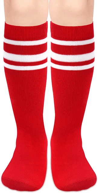 Kids Soccer Socks Toddler Soccer Socks Girls Boys Soccer Socks Kids Tube Socks w