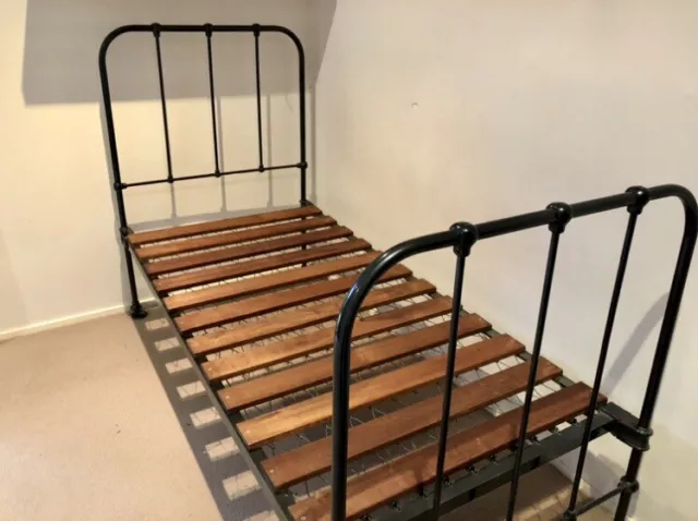 Cast Iron Antique Single Bed Frame